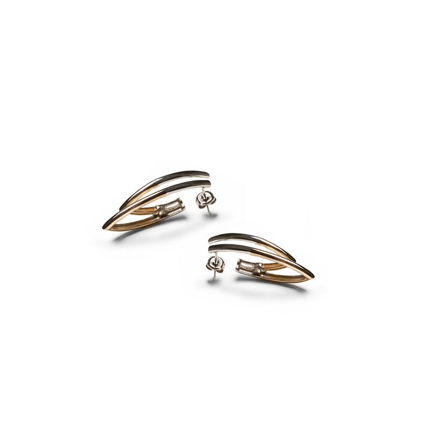 Small angle 'Neon' earrings NEON | OR ANG PICCAGBR